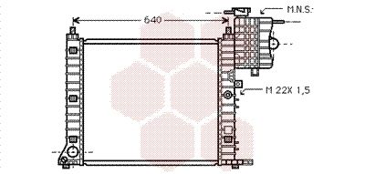 VAN WEZEL Radiators, Motora dzesēšanas sistēma 30002213